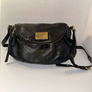 MARC BY MARC JACOBS Classic Q NATASHA Black Crossbody Shoulder Bag